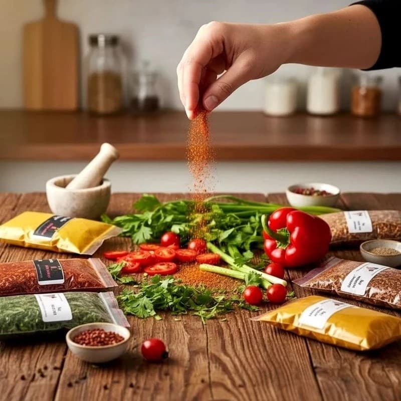 TEMPEROS E CONDIMENTOS KIT 20 UNIDADES NATURAIS SEM CONSERVANTES 30G CADA
