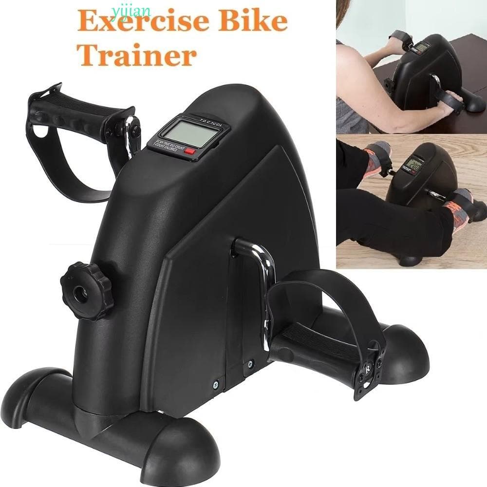 Exercitador De Pedal YIJIAN , Mini Bicicleta Ergométrica Com Tela LCD Multifuncional , Resistência Ajustável