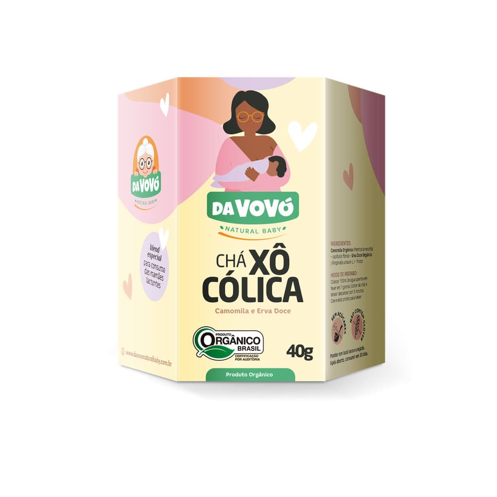 Chá Xô Cólica Conforto Para o Bebê Orgânico 40g