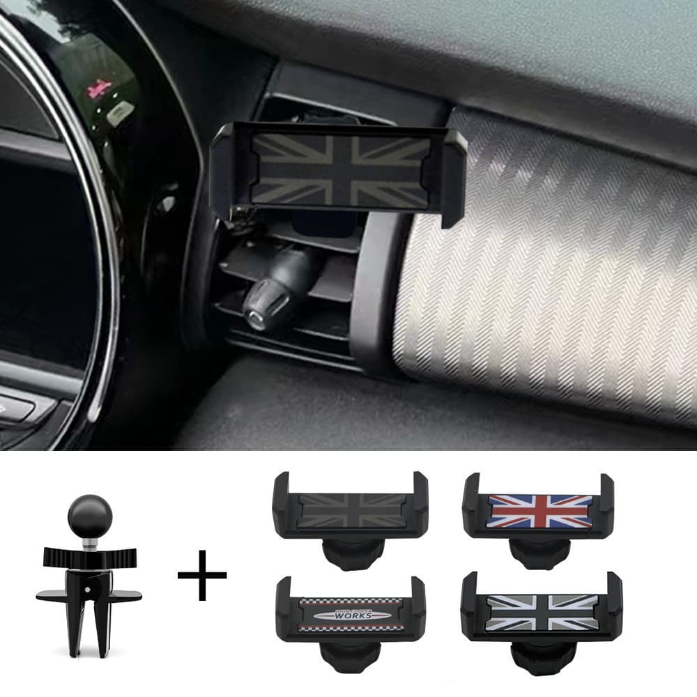 Universal Para Mini F54 F55 F56 F57 F60 Suporte Do Telefone Carro Ventilação De Ar Acessórios Montagem Peças De Automóve