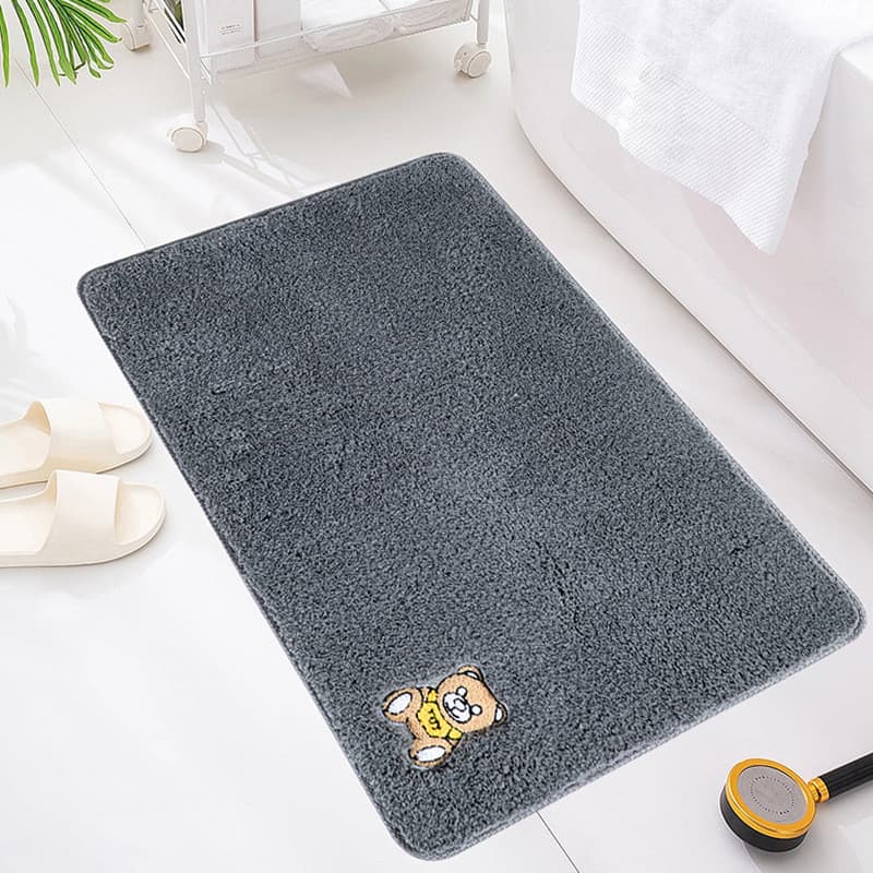 Bolo de veludo sala de estar tapete de entrada quarto tapete absorvente banheiro antiderrapante tapete de pé atacado