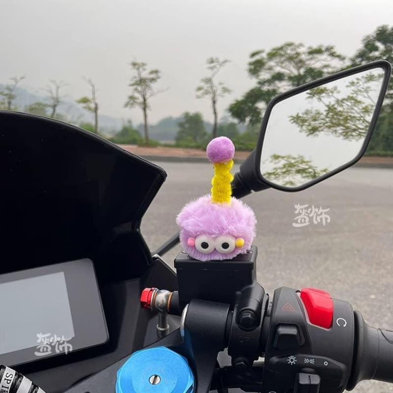 Acessórios divertidos para capacete de moto, pequenos acessórios para motocicleta, capacete de esqui, orelhas de gato fo