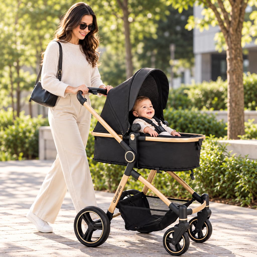 Carrinho de Bebê Galzerano Ivy G22 Gold 1427GL