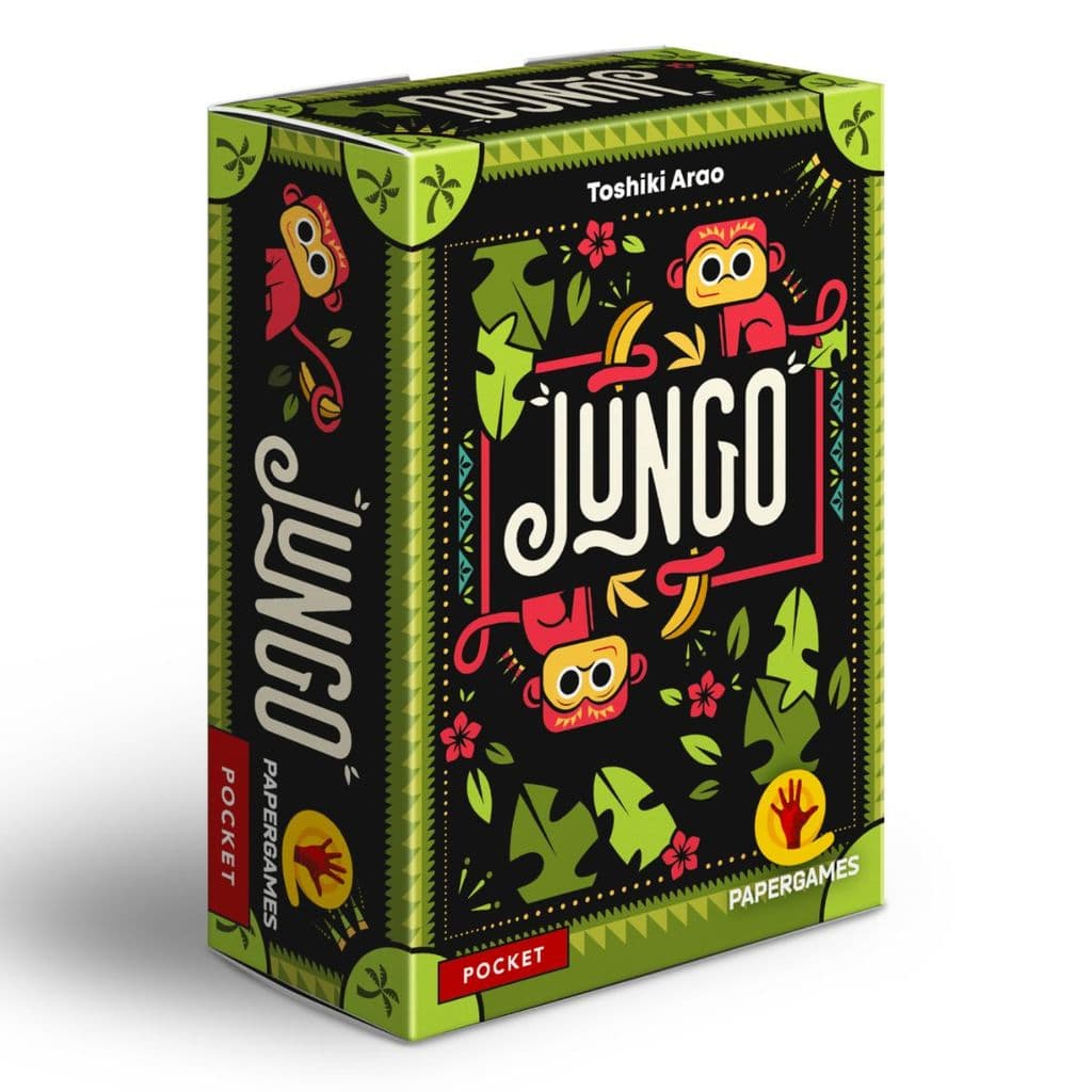 Jungo Linha Pocket Papergames Jogo De Cartas 3-5 Jogadores - Jogo Rápido em Família - 15 Minutos
