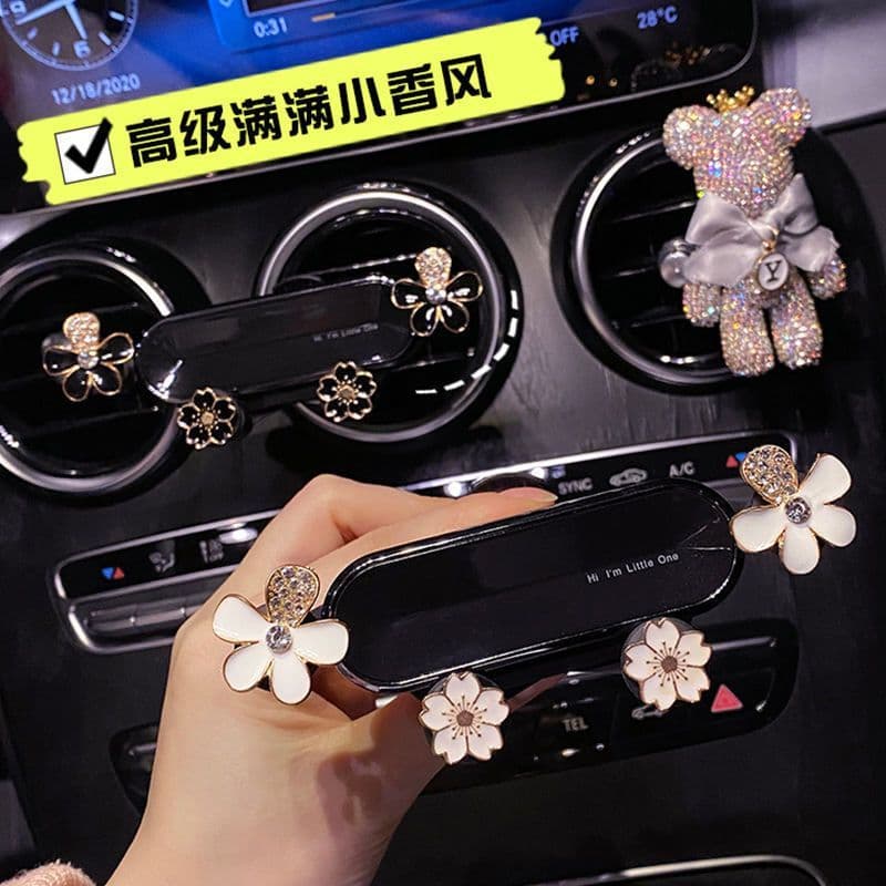 Suporte do telefone do carro suporte do carro navegação saída de ar suporte quadro fixação