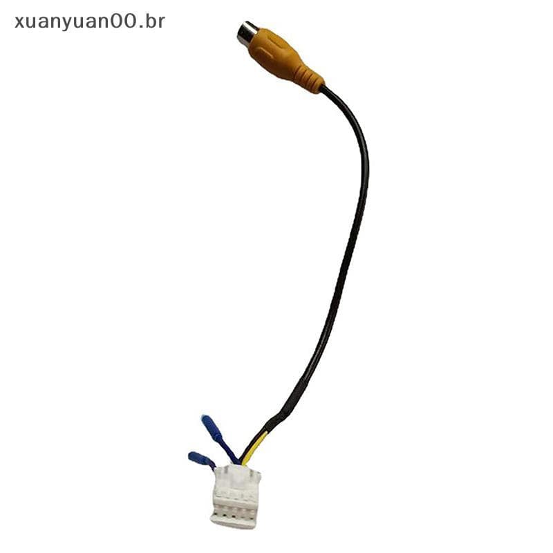 XUANY Adaptador De Cabo De Câmera De Visão Traseira RCA De Alta Qualidade De 10 Pinos Para DVD Estéreo De Carro