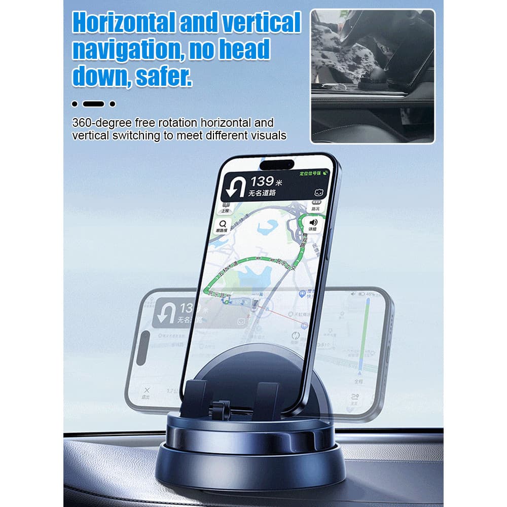[Design Antiderrapante] Suporte Giratório Para Carro Suporte/Celular/Automóvel