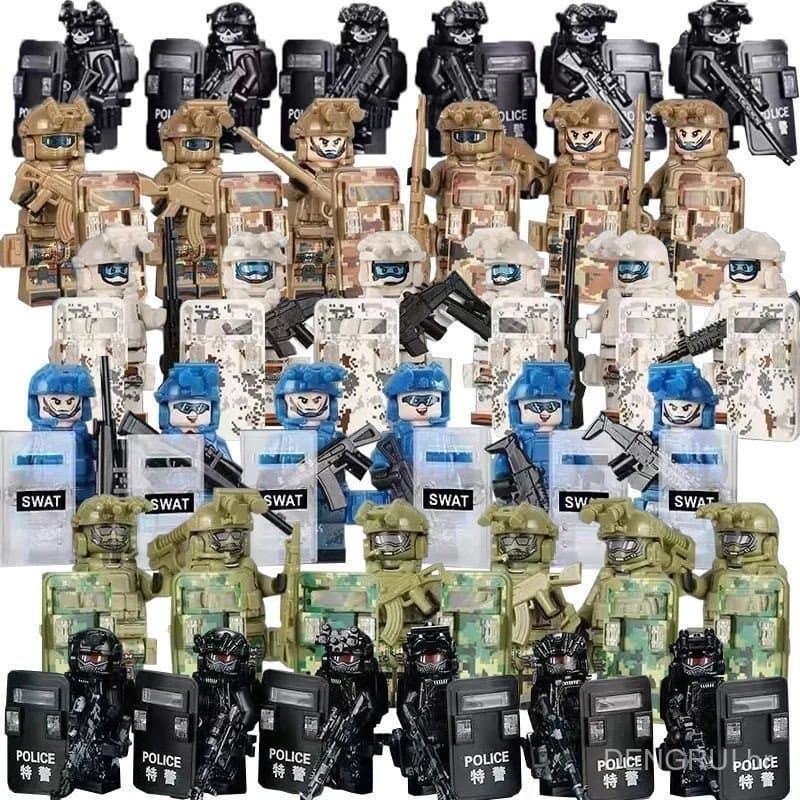 Minifigura de blocos de montar Lego, série Alpha, fantasma do deserto, decoração, ornamentos, educação para meninos e cr