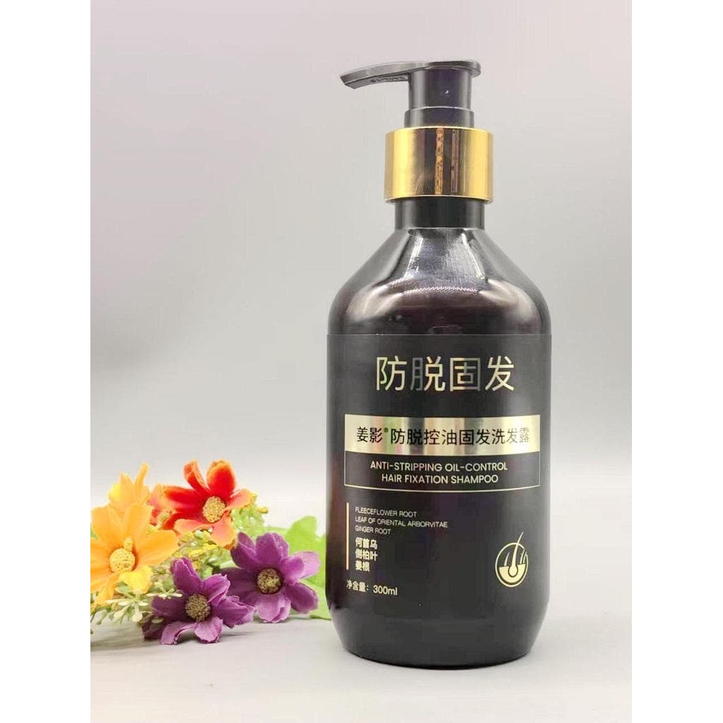 Sombra de gengibre Anti-derramamento controle de óleo shampoo de fixação de cabelo planta hidratante Plumping shampoo fo