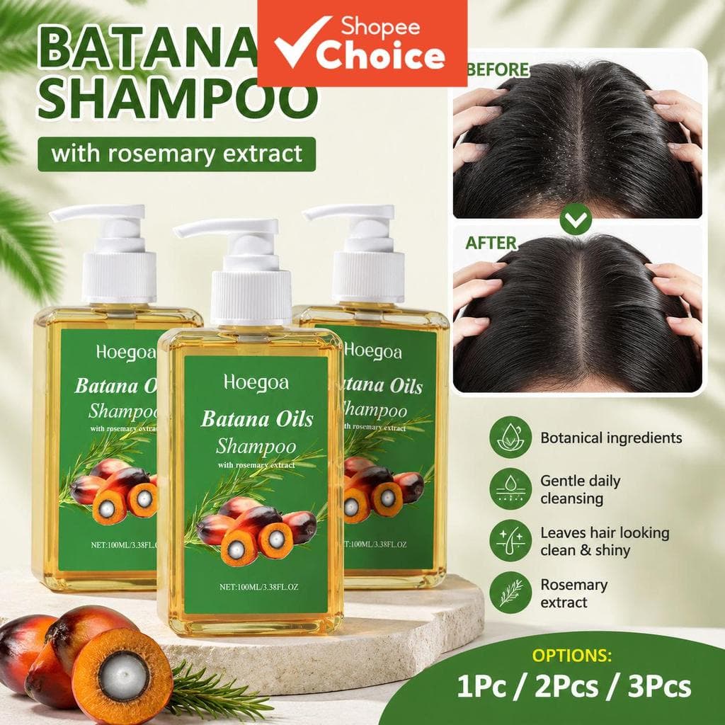Shampoo Reparador com Óleo de Argan e Alecrim 100ml Tratamento Hidratante para o Couro Cabeludo, Versão Atualizada