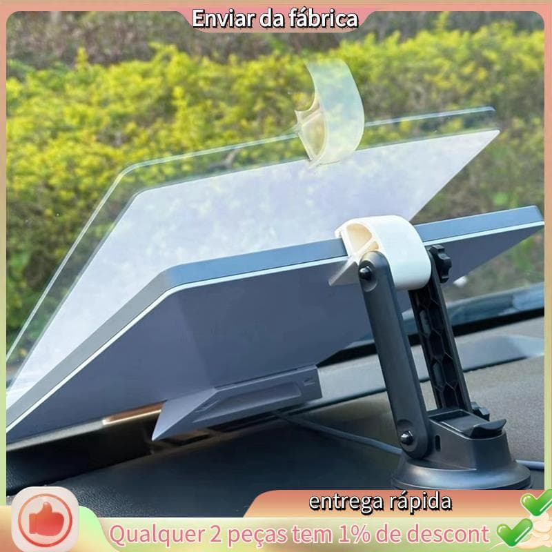 Para Suporte De Ventosa De Montagem Em Carro Base De Sucção Pegajosa Ângulo-Ajustável Fixação Segura