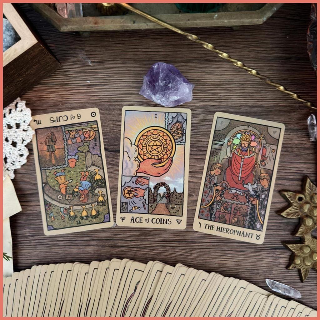 Cartas De Tarô Para Iniciantes , 78 Folhas , Jogo De Tabuleiro , Destino , Adivinhação Adultos , Crianças , Família xuri