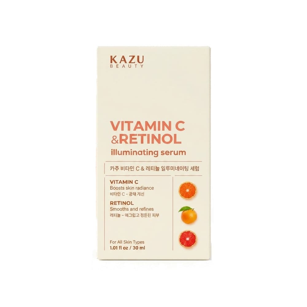 Sérum Iluminador Facial KAZU Beauty Vitamina C e Retinol 30ml