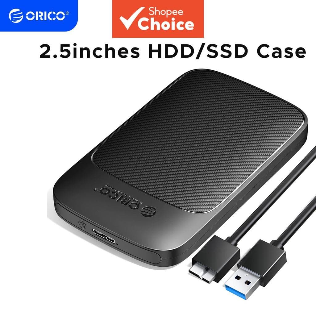 Gabinete externo de disco rígido USB 3.0 SATA para HD/SSD de 2,5 polegadas, 7-9,5 mm, compatível com UASP