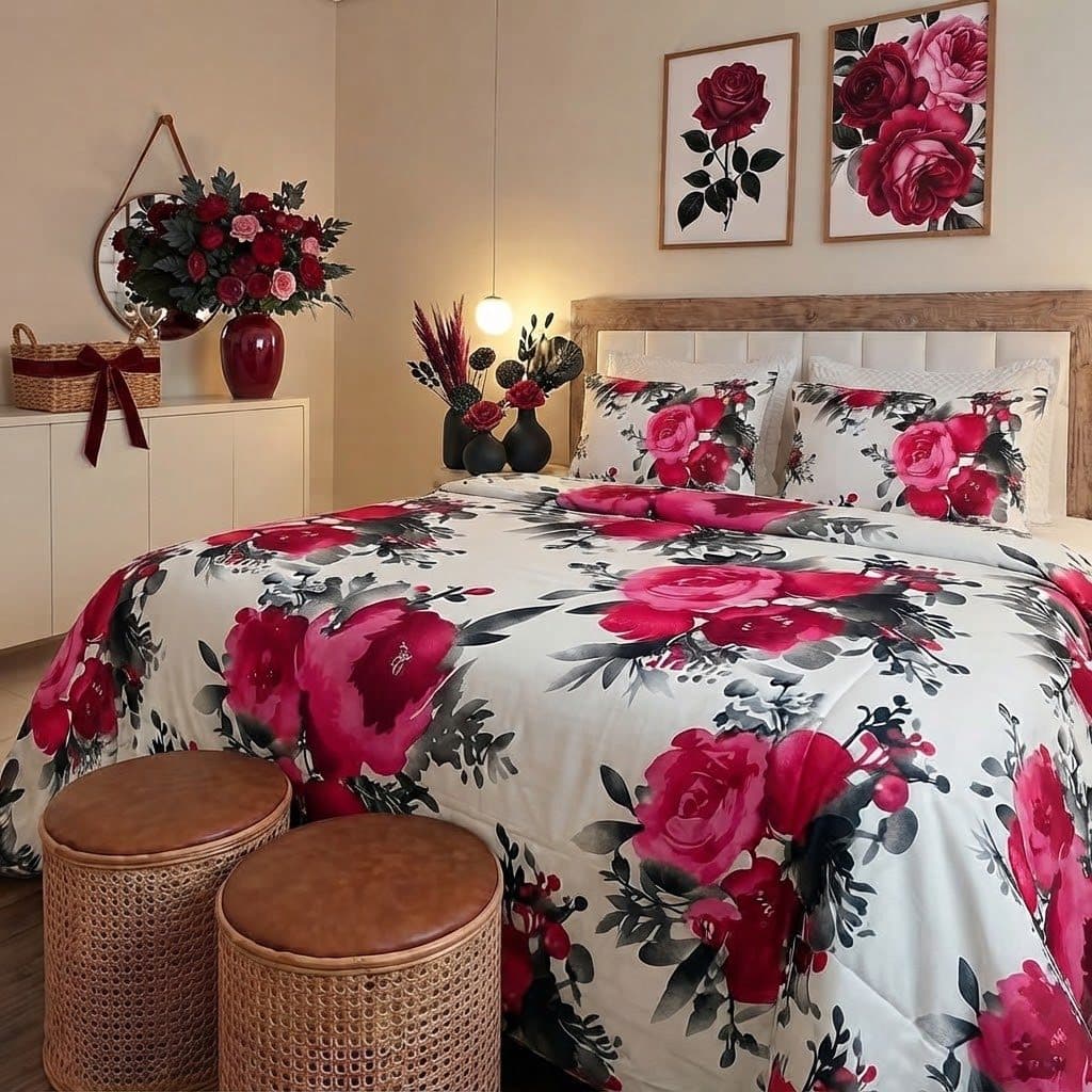 Jogo de Lençol toque de seda 3 peças 500 Fios Cama Casal / Queen .  Micro Percal