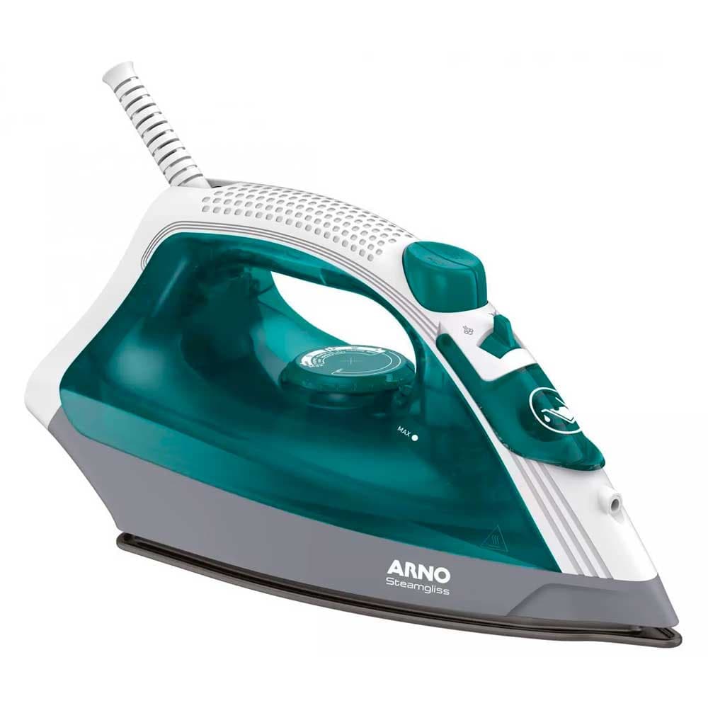 Ferro a Vapor Elétrico Steamgliss 1200W Base Antiaderente Fv1920 Arno