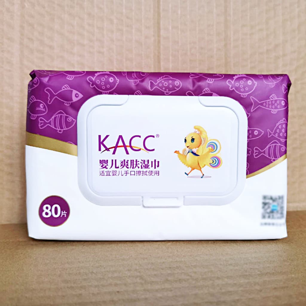 [Caixa inteira 30 pacotes] Lenços umedecidos oficiais genuínos Kabu KACC Pacote grande Lenços umedecidos para bebês Lenç