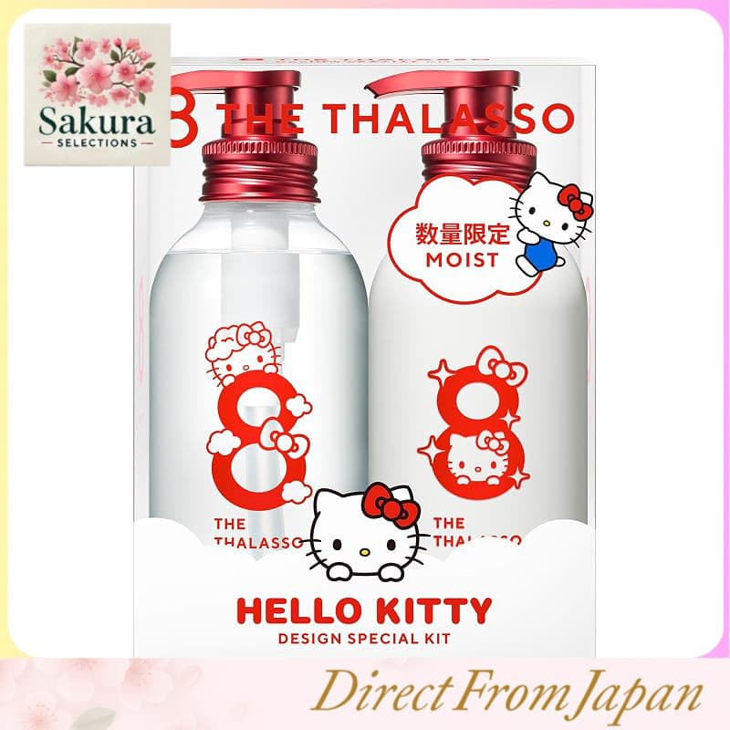 Kit Especial com Shampoo e Tratamento Hidratante Thalasso com Design Hello Kitty - Oito unidades