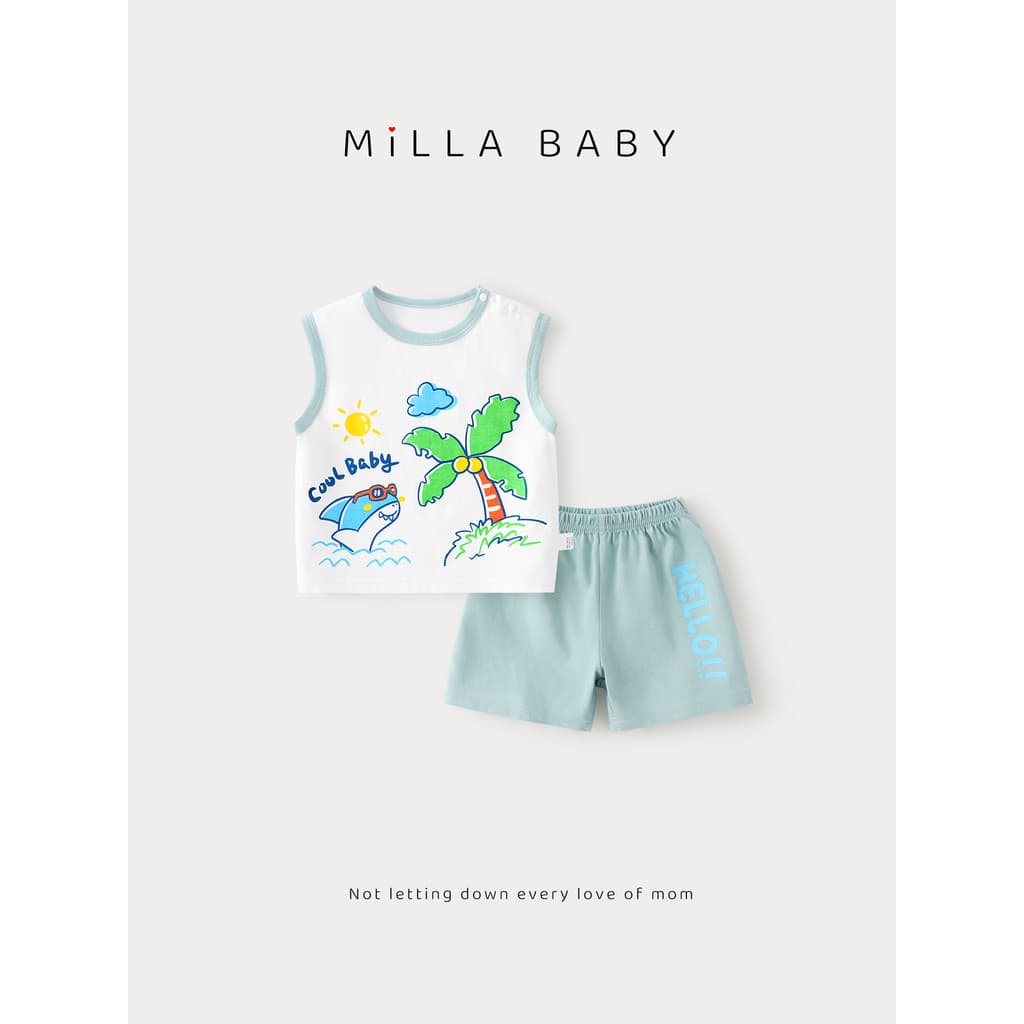 Bebê bebê colete conjunto verão estilo fino menino sem mangas topo puro algodão crianças roupas de verão bebê menina Sho