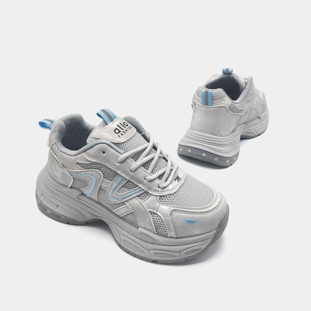 Moda feminina calçados esportivos casuais respiráveis e confortáveis sapatos papai