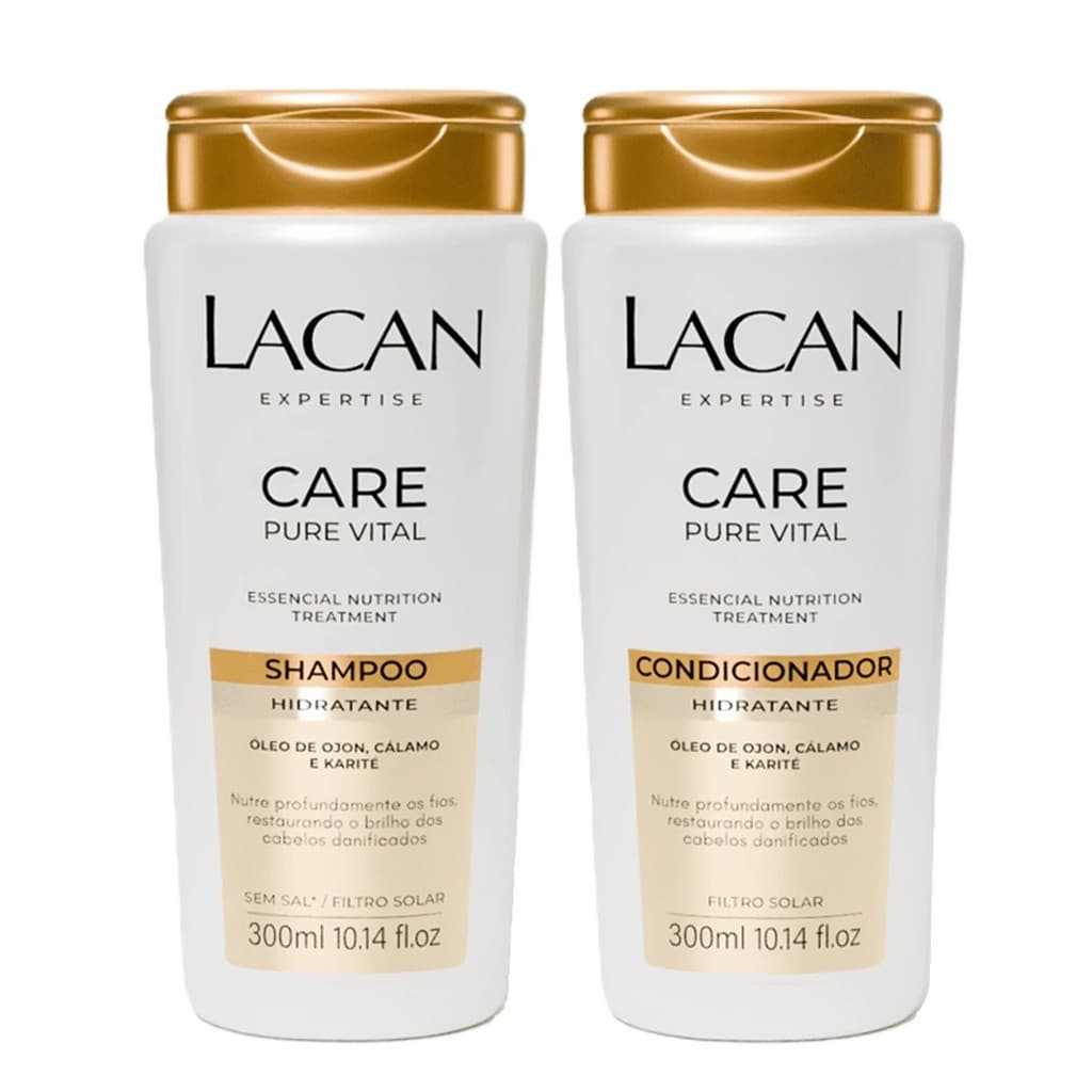 Lacan Kit Shampoo Hidratante + Condicionador Care Pure Vital