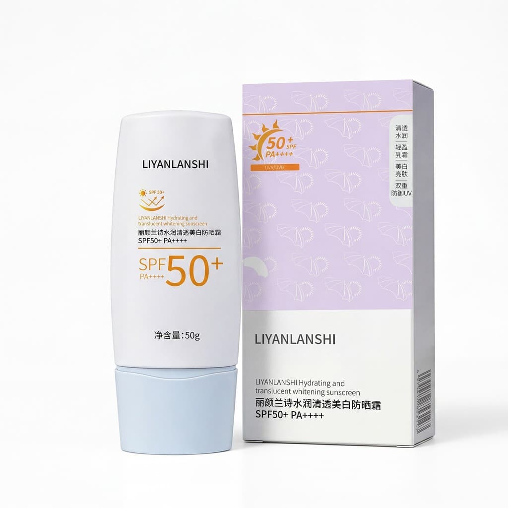 Loção Protetor Solar Isolante Produto Protetor Solar Facial de Verão FPS50+Creme Protetor Solar de Alta Potência