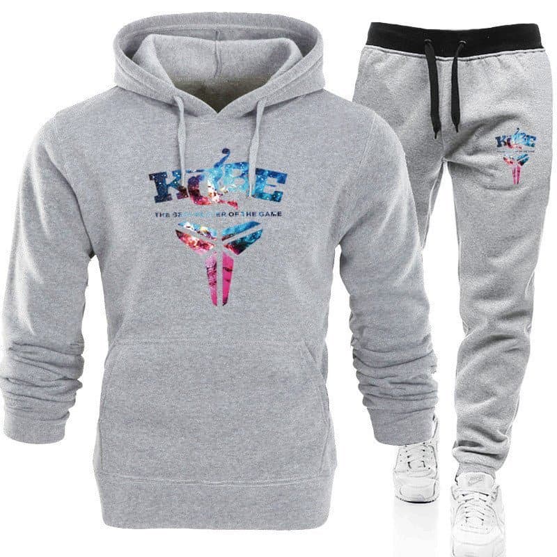 Conjunto de moletom comemorativo de basquete Kobe Bryant para outono e inverno europeu e americano, conjunto de moletom 