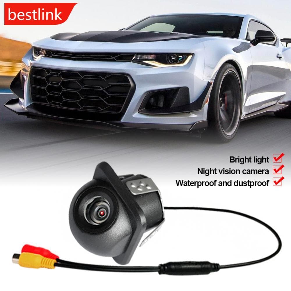 BESTLINK Câmera De Visão Traseira Universal Para Carro , Grande Angular , Estacionamento Reverso Com Ou Sem Monitor De B