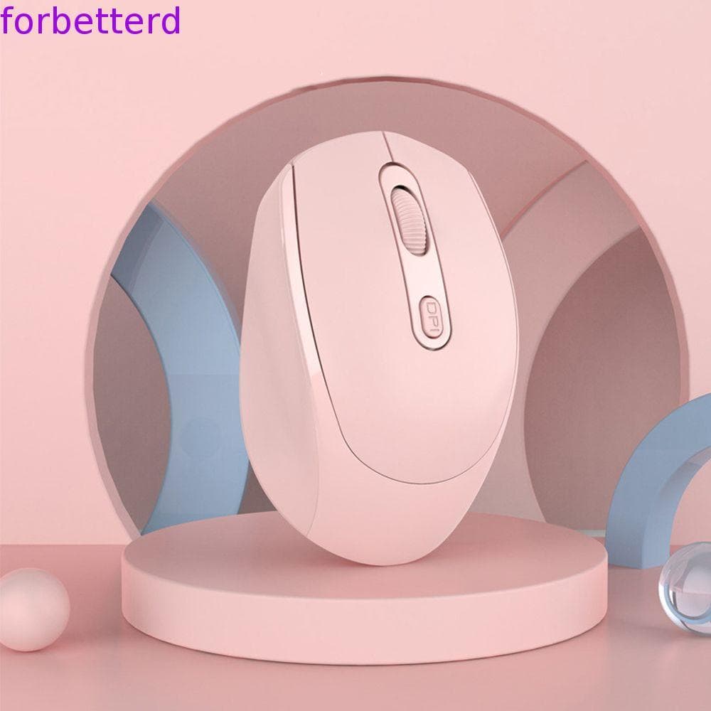 Mouse Sem Fio Verde PC Laptop Ergonômico Silencioso Rosa De Modo Único