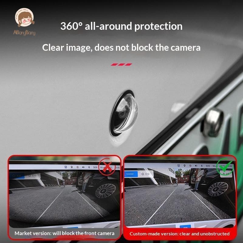 ABongBang 2 Pcs Universal Protetor De Lente De Câmera De Visão Traseira Carro Baup Capa Para Noturna Clareza Agradável
