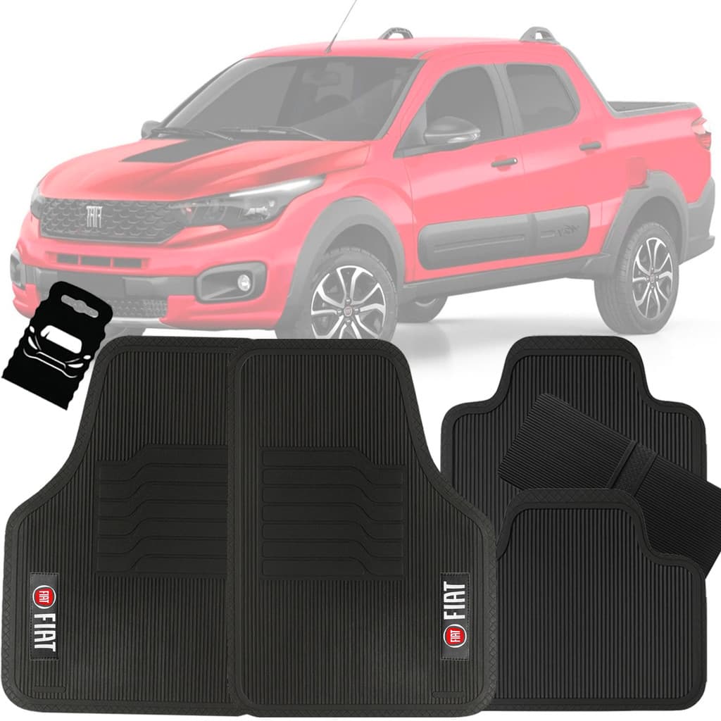 Tapete Automotivo Universal Borracha Strada 2020 2021 2022 2023 2024 2025