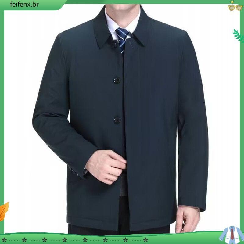 Oferta especial Jaqueta acolchoada de algodão Jaqueta masculina de meia-idade High-end Business Leader Cady Jaqueta acol