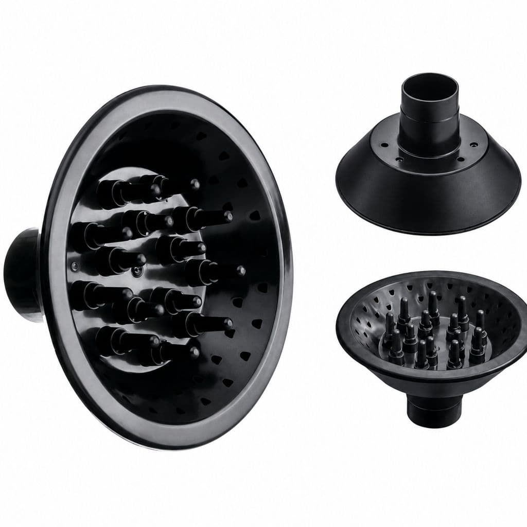 Difusor Universal para Secador de Cabelo Profissional – Acessório para Definição de Cachos