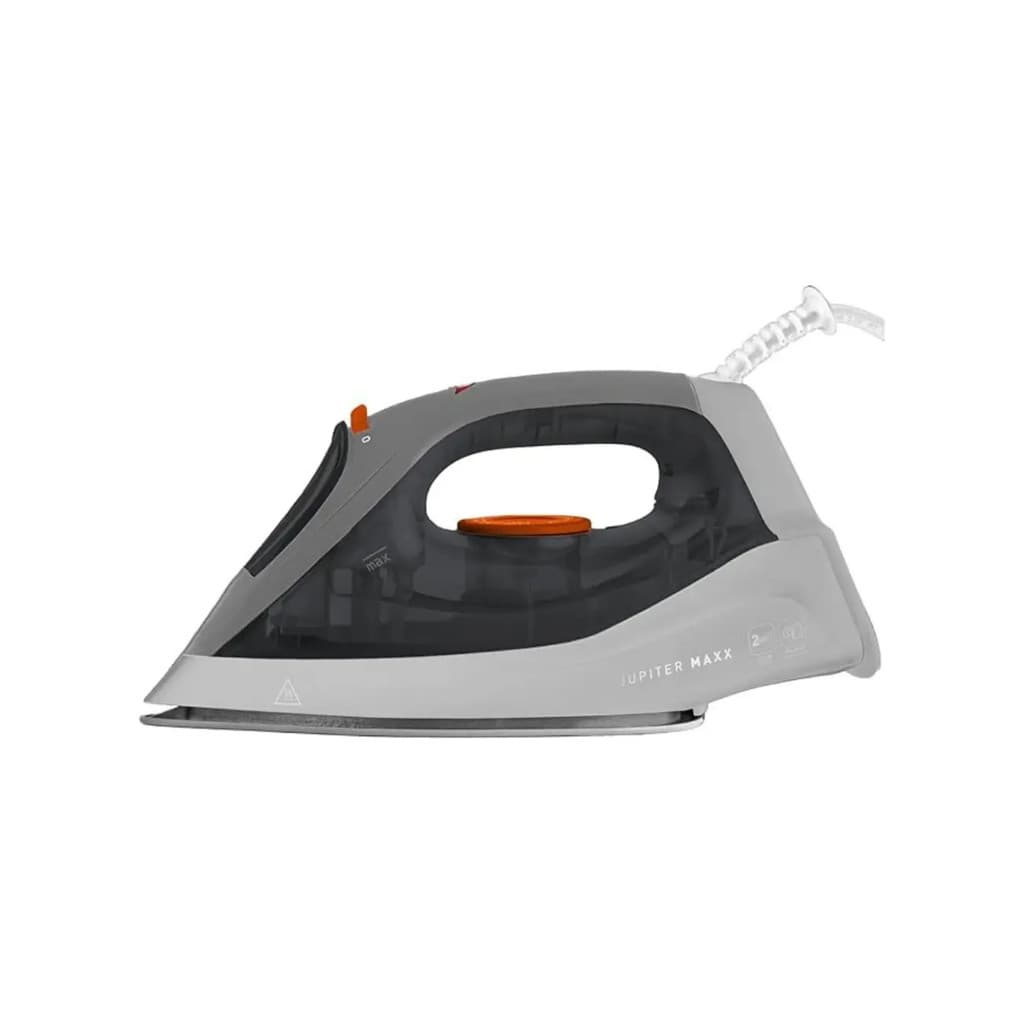 Ferro a Vapor Jupiter Maxx 2 em 1 Antiaderente Mallory 110V - cor: Cinza/Laranja