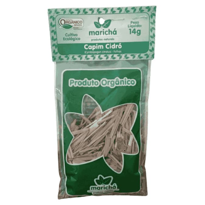 Chá Orgânico: Capim Cidró 14g
