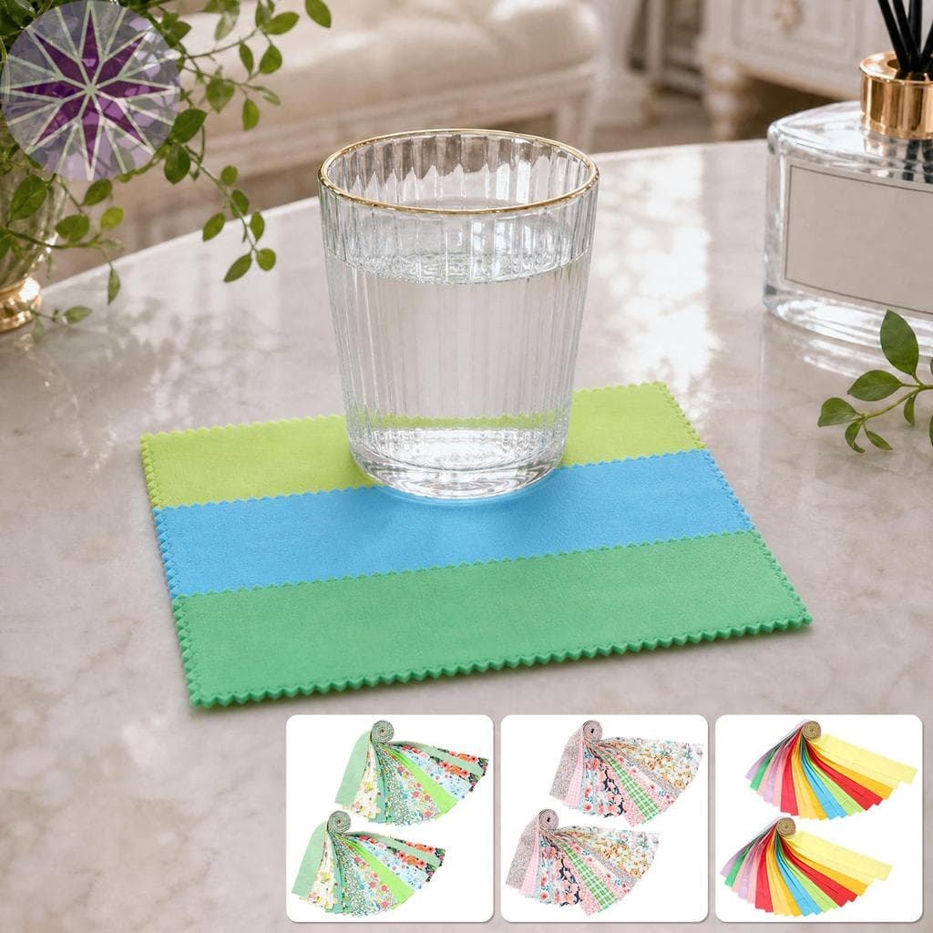 40 Unidades De Tecido Patchwork Pré-Cortado Impressão Variada Para Quilting E Costura SHOPCYC5954