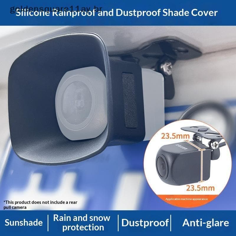 gol Universal Câmera De Visão Traseira Do Carro Capa De Silicone À Prova Dwaterproof Água De Chuva Anti-Colisão Protetor