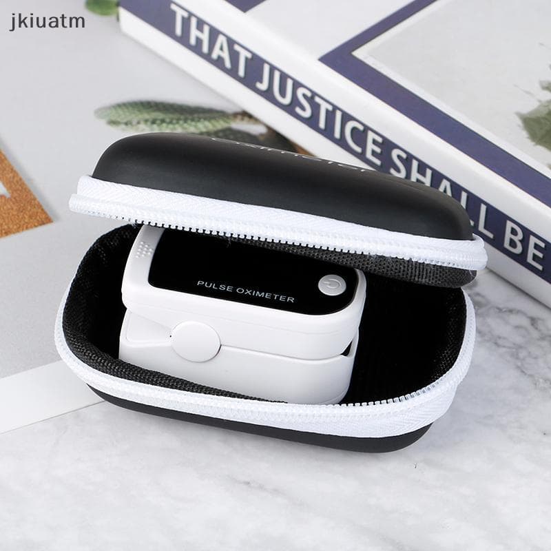 [jkiuatm] Monitor De Oxímetro De Pulso Bolsa De Dedo Medidor De Oxigênio Digital Com Zíper BR