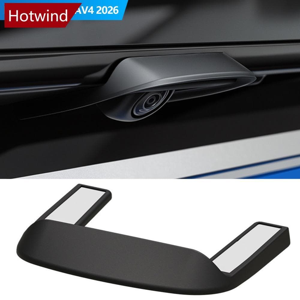 HOTWIND Frente Do Carro Câmera Traseira Chuva Sombra Capa Preto Protetor Viseira Guarda Acessórios Exteriores Decoração 