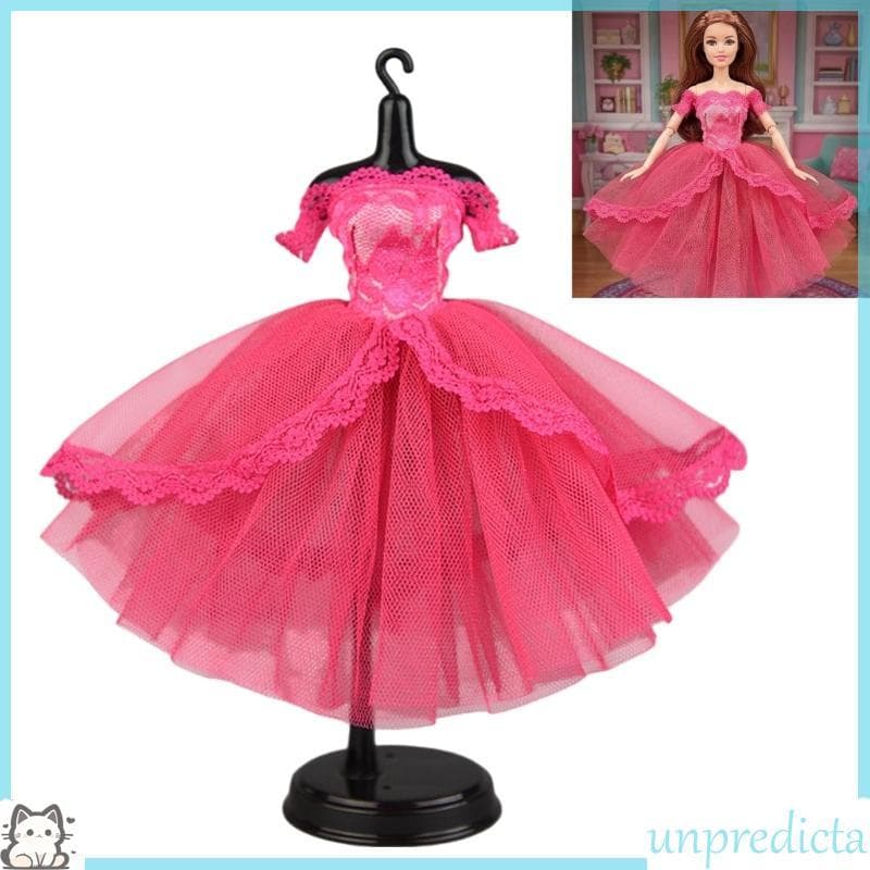 UNPR Elegante 1 6 Vestido De Boneca Formal Roupa De Tecido Macio Para Articulada Moda Bonecas Vestir Roupas
