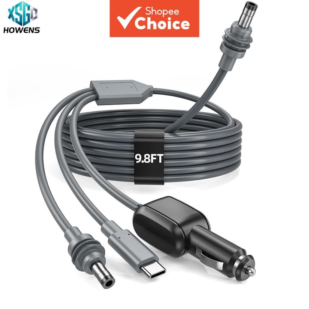 Cabo 3 em 1 para Starlink Mini, Carregador de Alta Velocidade USB-C/Carregador Veicular/Cabo DC para DC 3m