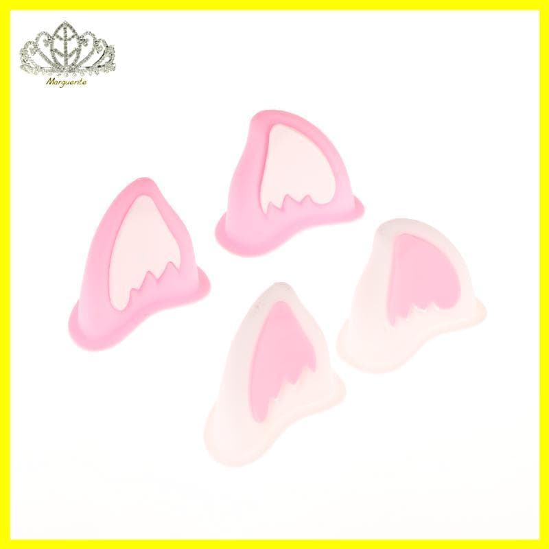 Margu Capacete Da Motocicleta Decorações De Orelha De Gato Acessório Para Scooter Bicicleta Adesivo Moto Skate Ciclismo 