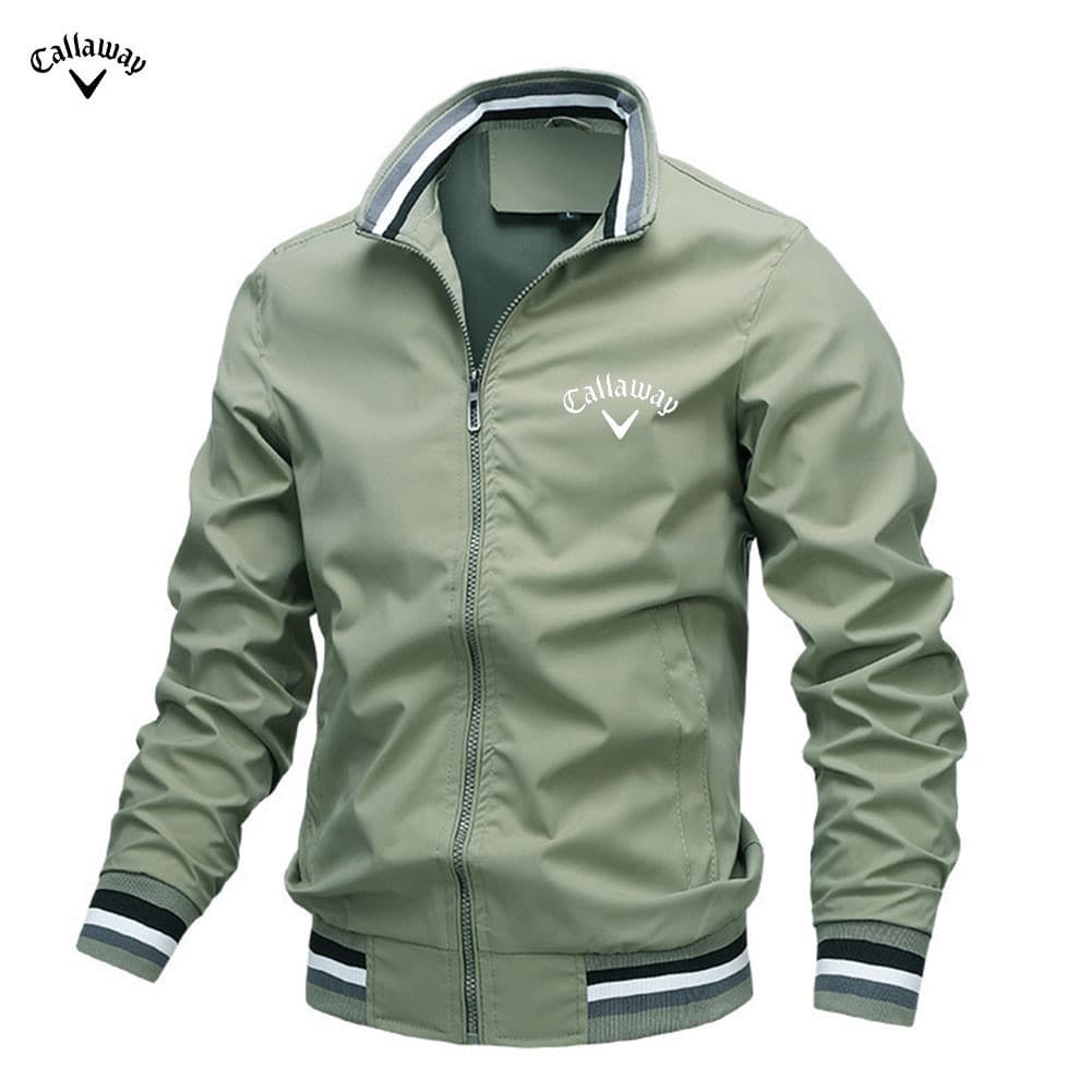 Nova jaqueta Casual masculina primavera outono esportes gola jaqueta masculina