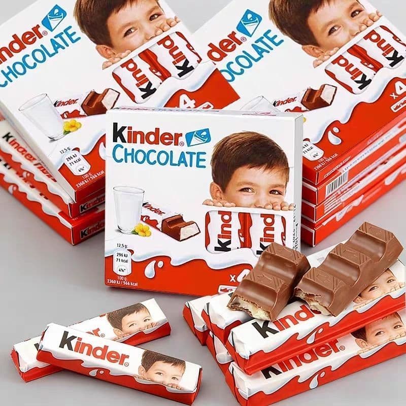Lanches importados Kinder Kinder Leite Chocolate T8 Barras T4 Sanduíche Crianças Presentes de Aniversário 8/4/1