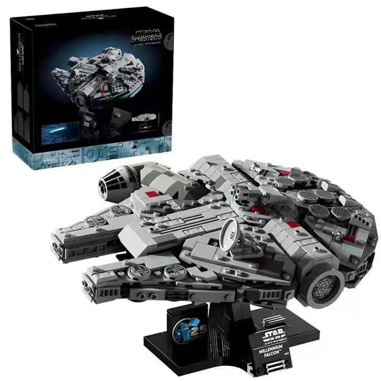 3000 peças compatíveis com blocos de montar Lego, modelo de brinquedo de montagem da nave espacial Millennium Falcon de 