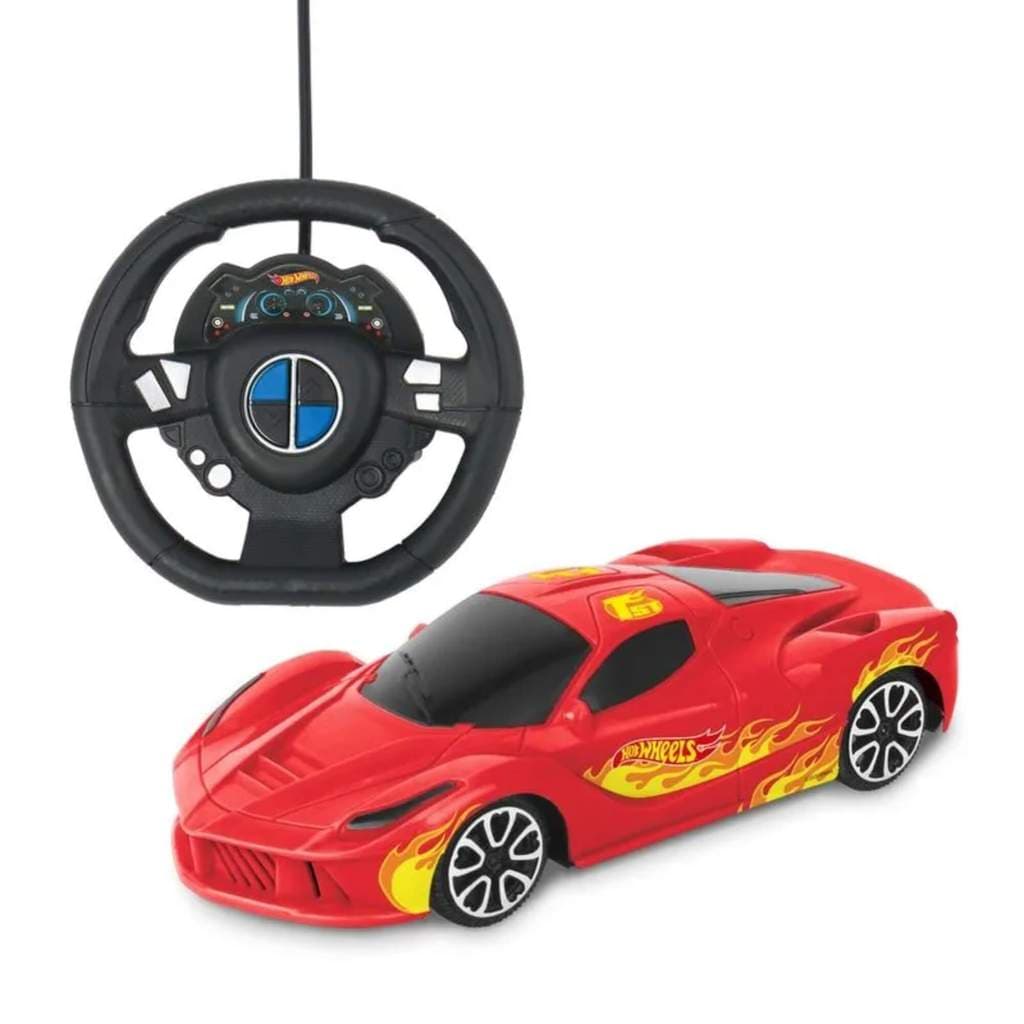 Carrinho Hot Wheels Controle Remoto 2 Canais Vermelho Multikids - BR2470