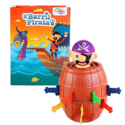 Jogo Barril Do Pirata Pula Pirata De Mesa Brinquedo Educativo Tabuleiro Interativo Familia Amigos Classico Mini 13cm