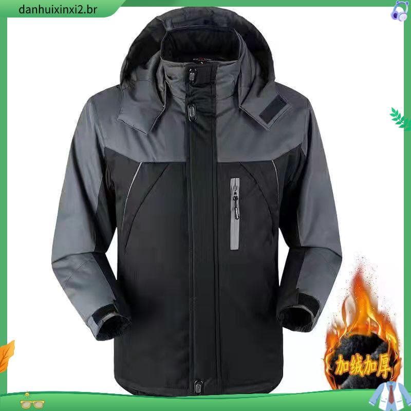 W jaqueta de inverno jaqueta de algodão masculina forro de lã engrossado de algodão jaqueta de algodão Workwear