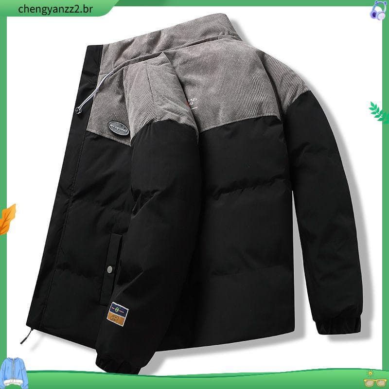 Jaqueta acolchoada de inverno grossa acolchoada masculina novo estilo na moda jaqueta Casual juventude jaqueta n