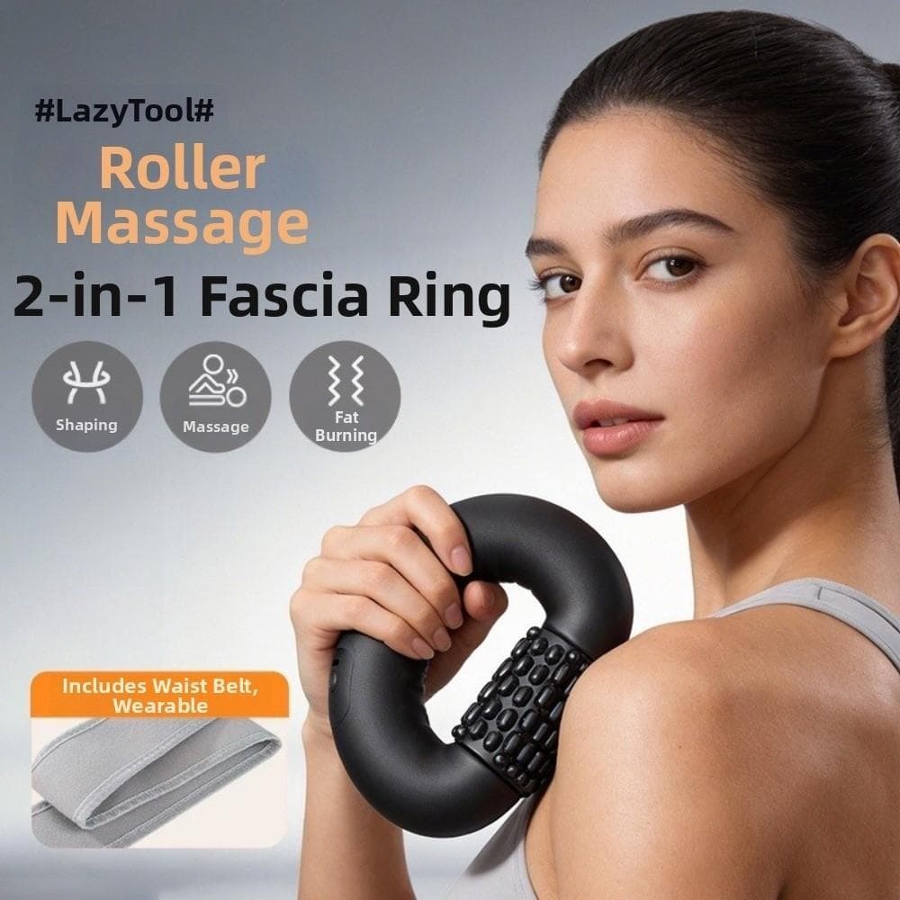 Massageador Muscular Elétrico , Rolo De Massagem Sem Fio De Tecido Profundo De Percussão , Recarregável